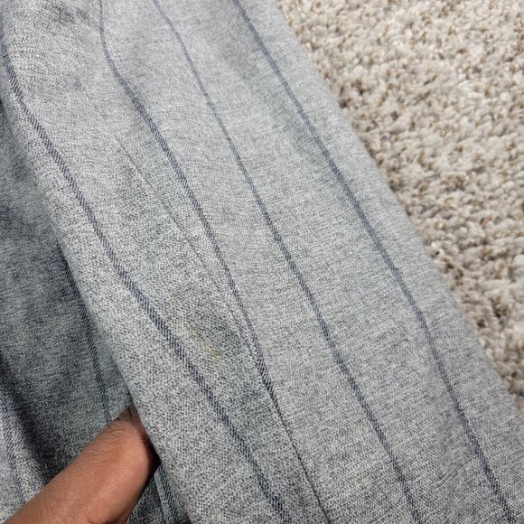 Banana Republic Blazer Womens 6 Stripe Gray Polka Dot Lined Career Mark* - Picture 7 of 7